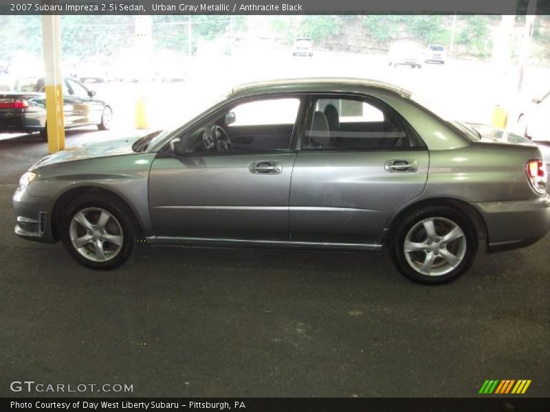 Urban Gray Metallic / Anthracite Black 2007 Subaru Impreza 2.5i Sedan