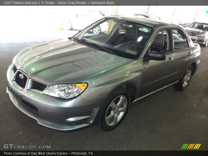 Urban Gray Metallic / Anthracite Black 2007 Subaru Impreza 2.5i Sedan