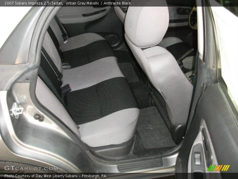 Urban Gray Metallic / Anthracite Black 2007 Subaru Impreza 2.5i Sedan