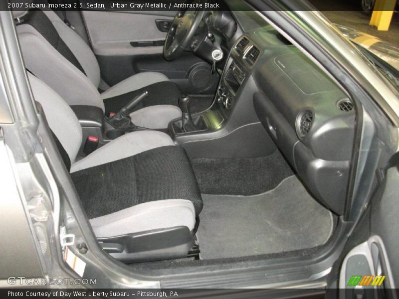 Urban Gray Metallic / Anthracite Black 2007 Subaru Impreza 2.5i Sedan