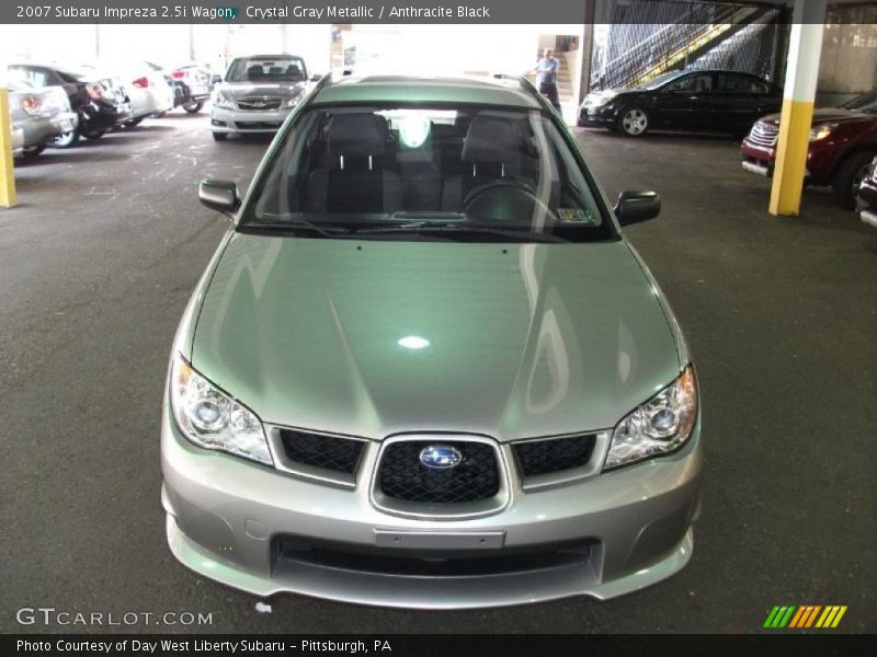 Crystal Gray Metallic / Anthracite Black 2007 Subaru Impreza 2.5i Wagon