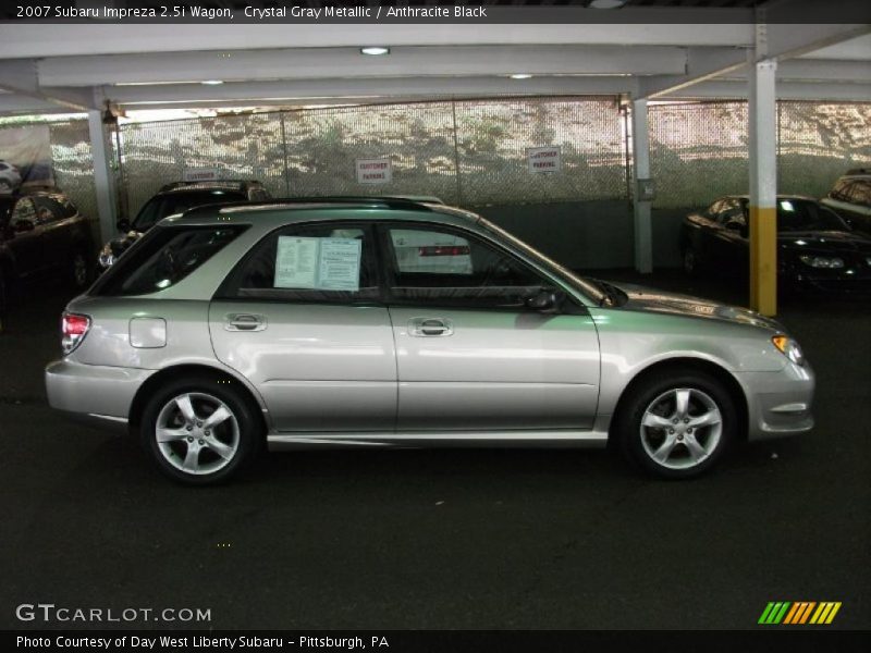 Crystal Gray Metallic / Anthracite Black 2007 Subaru Impreza 2.5i Wagon