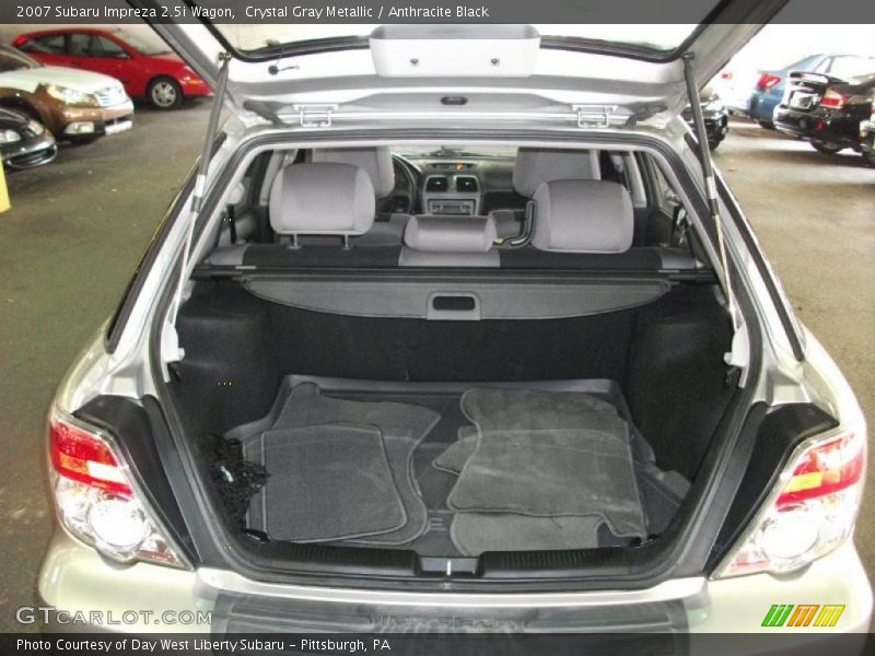 Crystal Gray Metallic / Anthracite Black 2007 Subaru Impreza 2.5i Wagon