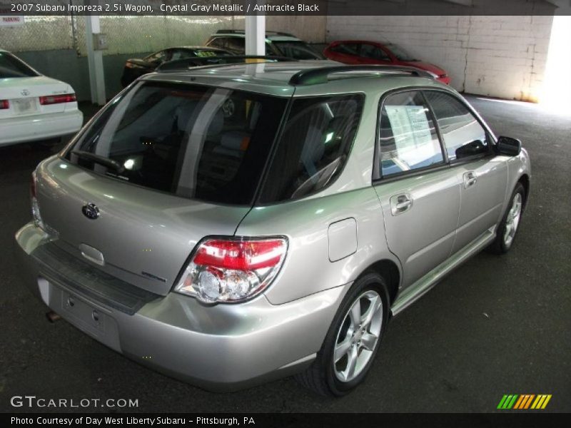 Crystal Gray Metallic / Anthracite Black 2007 Subaru Impreza 2.5i Wagon