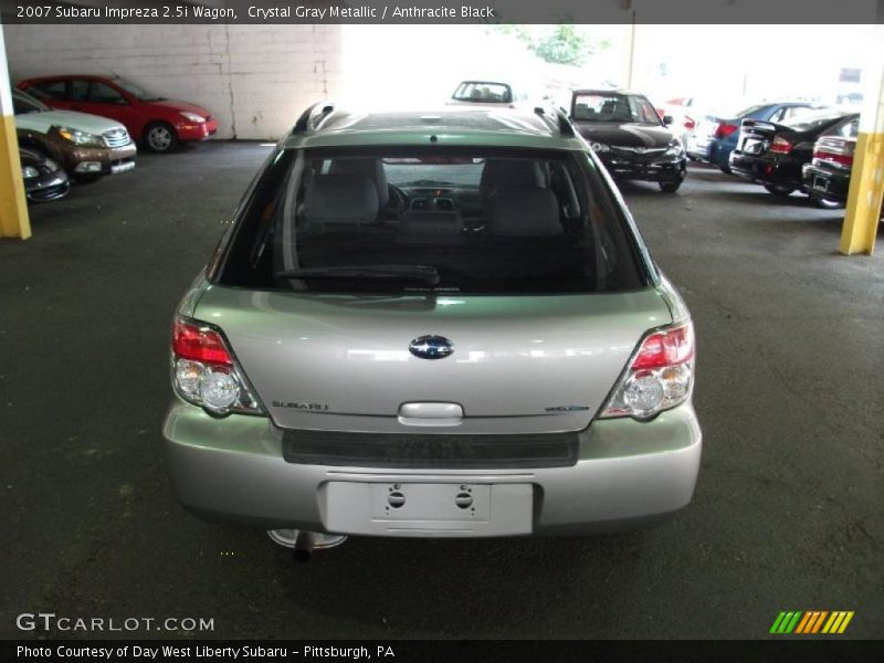 Crystal Gray Metallic / Anthracite Black 2007 Subaru Impreza 2.5i Wagon