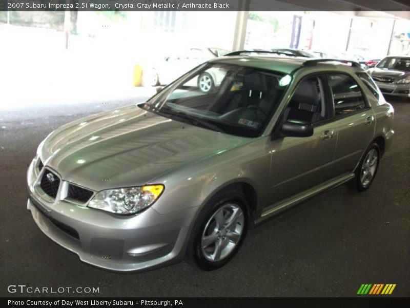 Crystal Gray Metallic / Anthracite Black 2007 Subaru Impreza 2.5i Wagon