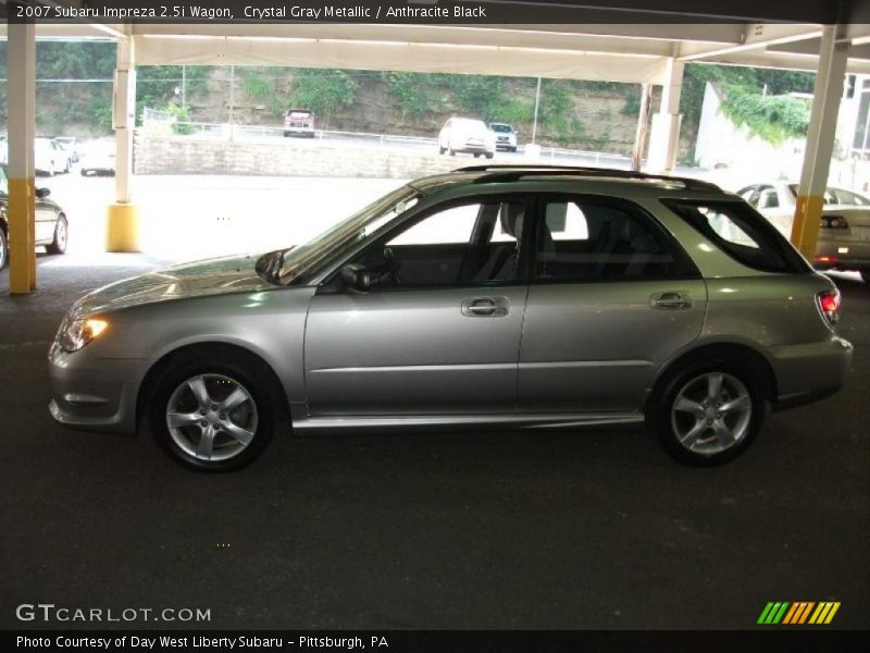 Crystal Gray Metallic / Anthracite Black 2007 Subaru Impreza 2.5i Wagon