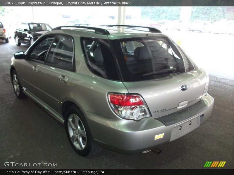 Crystal Gray Metallic / Anthracite Black 2007 Subaru Impreza 2.5i Wagon