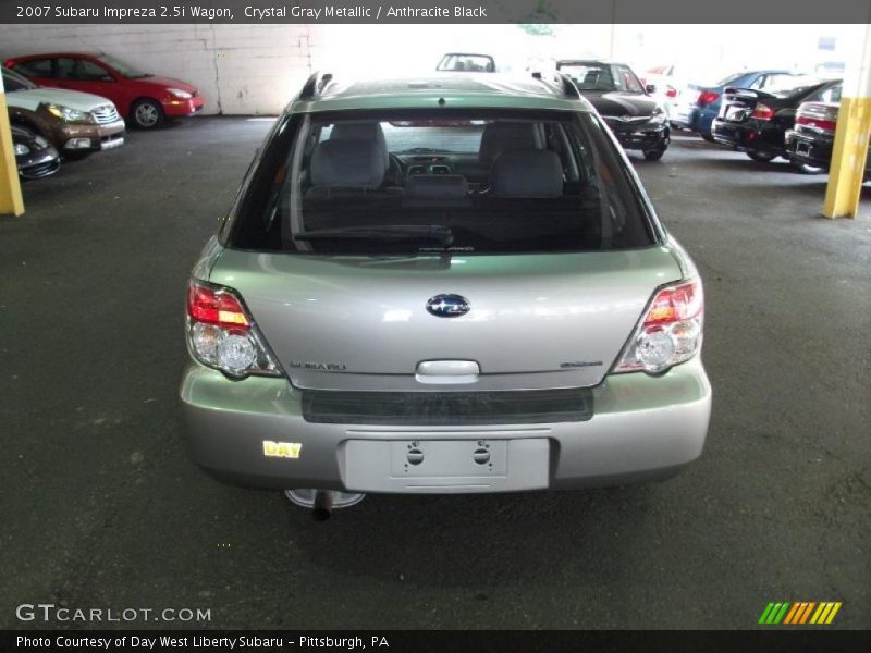 Crystal Gray Metallic / Anthracite Black 2007 Subaru Impreza 2.5i Wagon