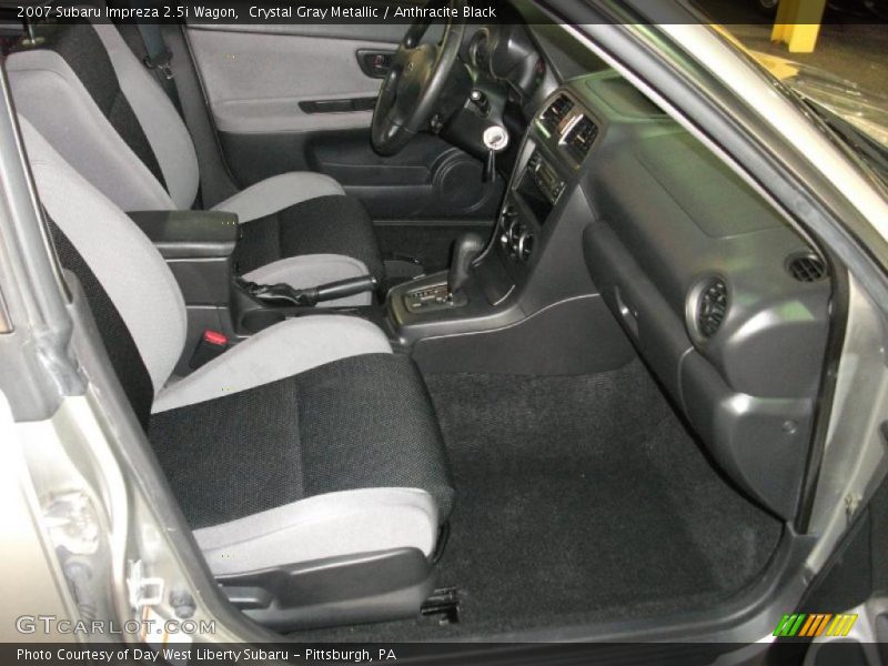 Crystal Gray Metallic / Anthracite Black 2007 Subaru Impreza 2.5i Wagon