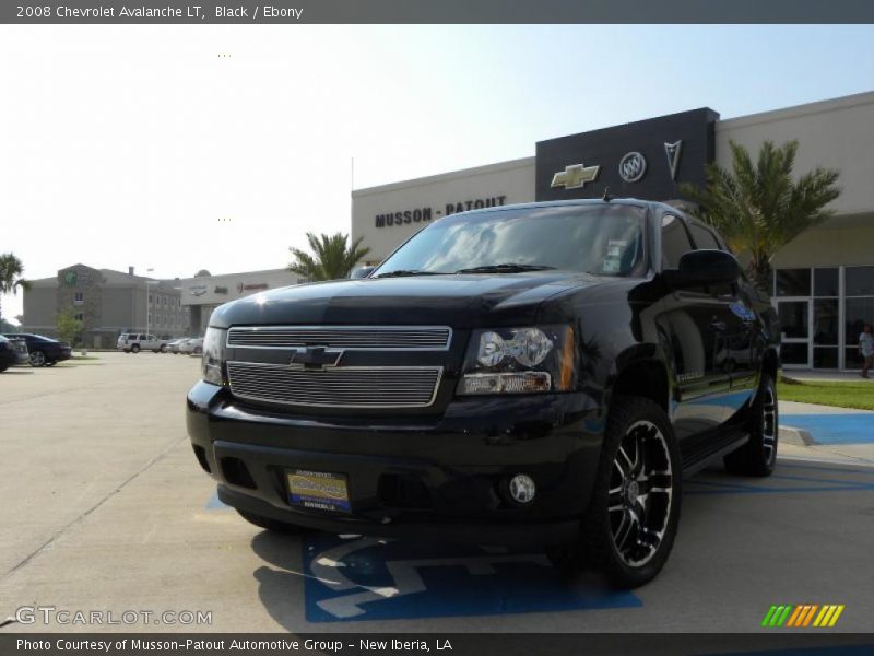 Black / Ebony 2008 Chevrolet Avalanche LT