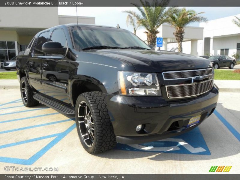 Black / Ebony 2008 Chevrolet Avalanche LT