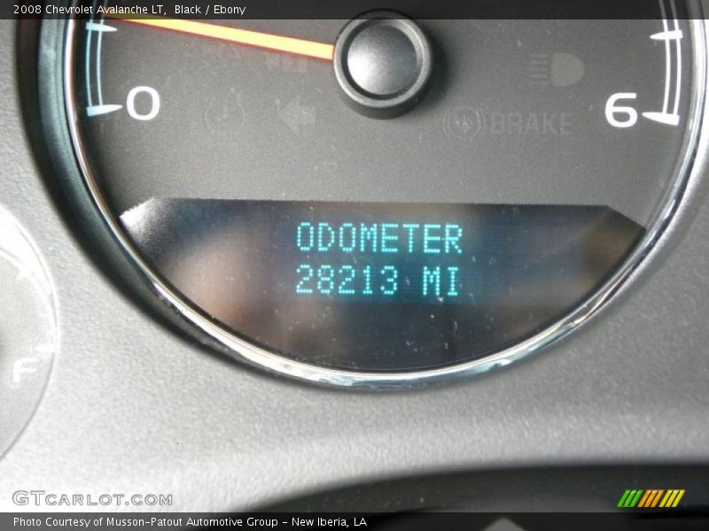 Black / Ebony 2008 Chevrolet Avalanche LT