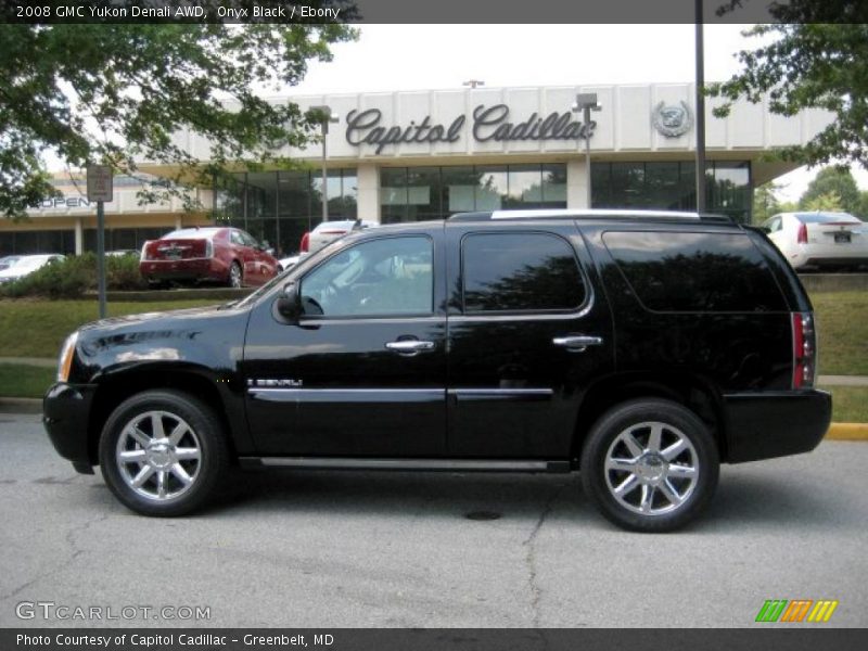 Onyx Black / Ebony 2008 GMC Yukon Denali AWD