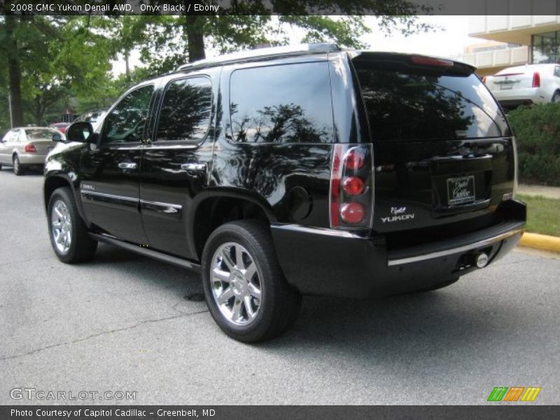 Onyx Black / Ebony 2008 GMC Yukon Denali AWD