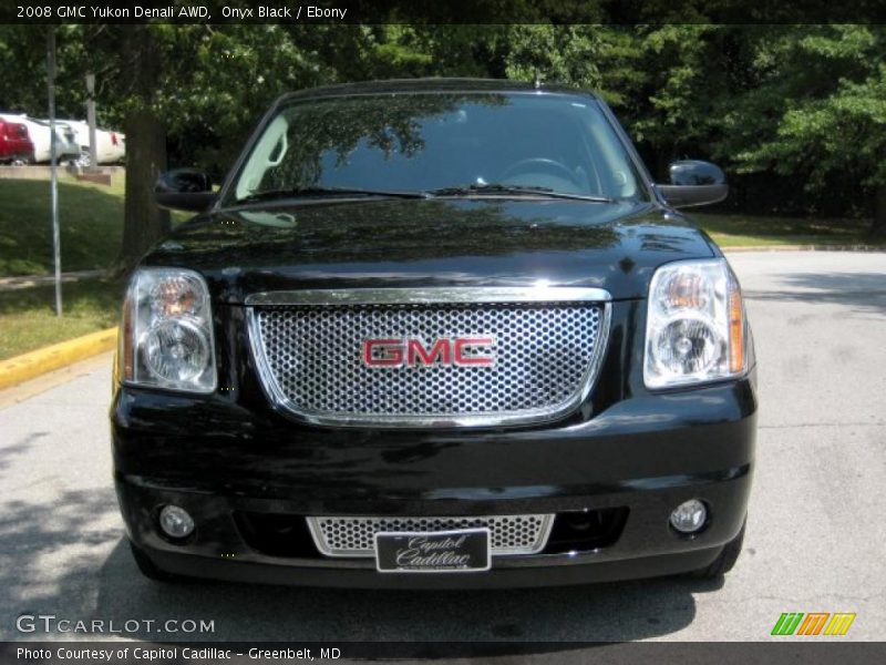 Onyx Black / Ebony 2008 GMC Yukon Denali AWD