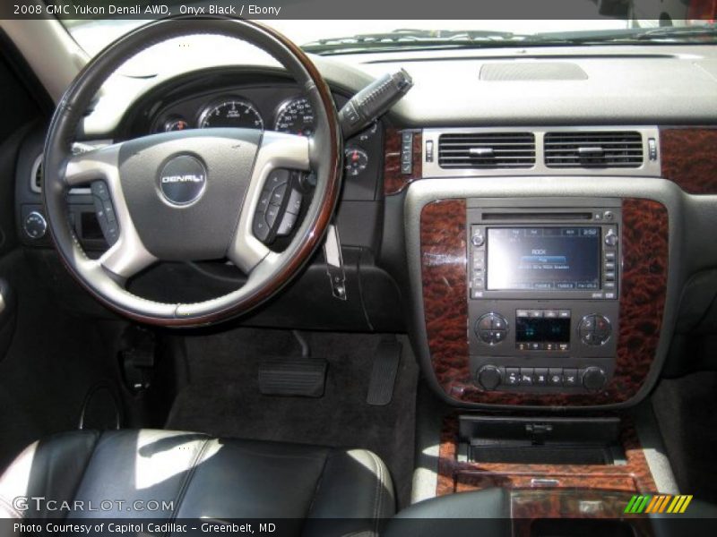 Onyx Black / Ebony 2008 GMC Yukon Denali AWD
