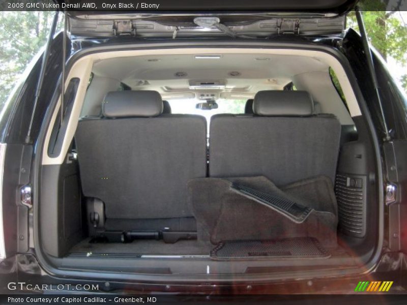 Onyx Black / Ebony 2008 GMC Yukon Denali AWD