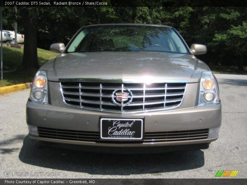 Radiant Bronze / Shale/Cocoa 2007 Cadillac DTS Sedan