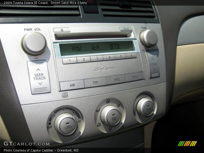 Desert Sand Mica / Ivory 2004 Toyota Solara SE Coupe
