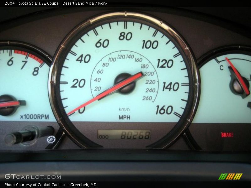 Desert Sand Mica / Ivory 2004 Toyota Solara SE Coupe