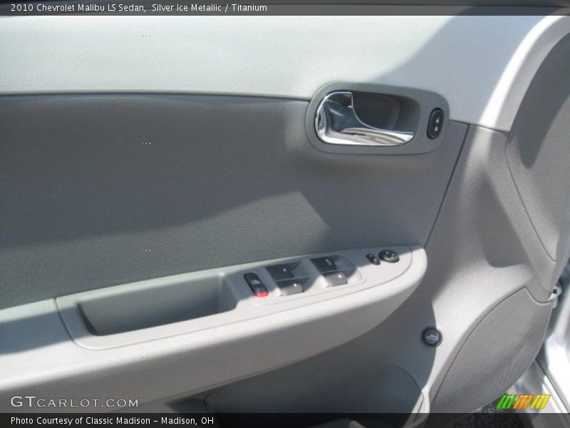 Silver Ice Metallic / Titanium 2010 Chevrolet Malibu LS Sedan