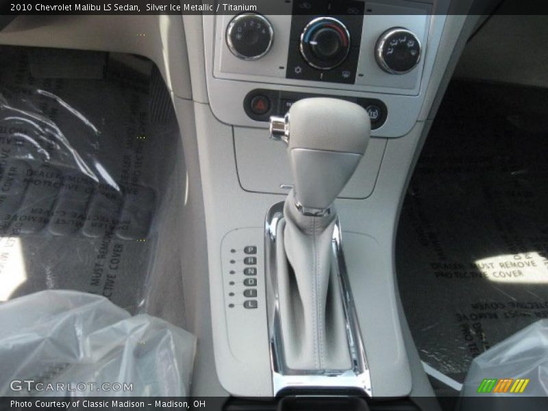 Silver Ice Metallic / Titanium 2010 Chevrolet Malibu LS Sedan