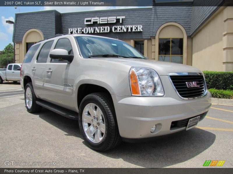 Silver Birch Metallic / Light Titanium 2007 GMC Yukon SLT