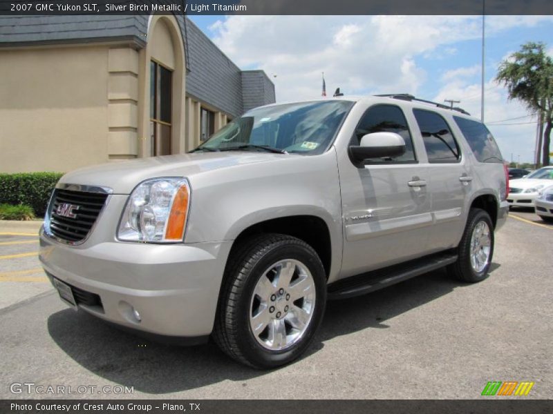 Silver Birch Metallic / Light Titanium 2007 GMC Yukon SLT