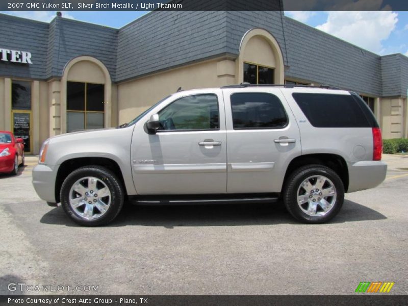 Silver Birch Metallic / Light Titanium 2007 GMC Yukon SLT