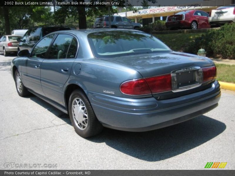 Titanium Blue Metallic / Medium Gray 2002 Buick LeSabre Limited