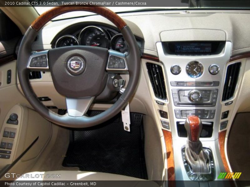 Tuscan Bronze ChromaFlair / Cashmere/Cocoa 2010 Cadillac CTS 3.0 Sedan