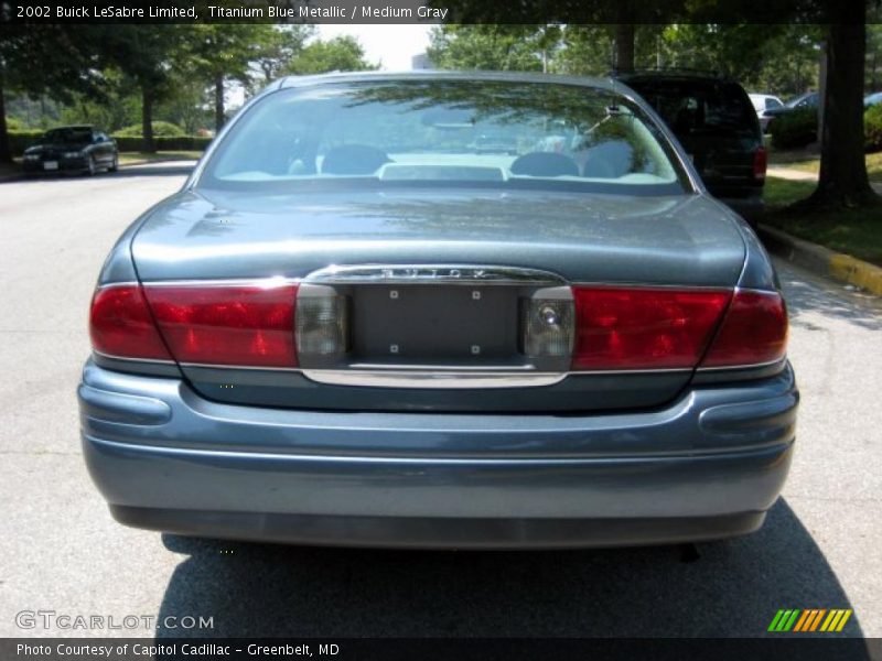 Titanium Blue Metallic / Medium Gray 2002 Buick LeSabre Limited