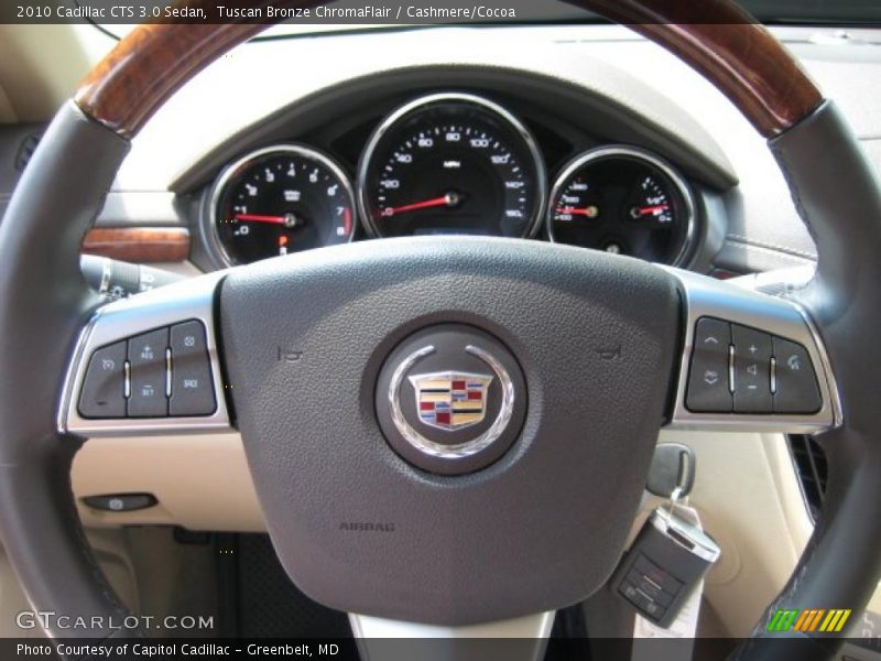 Tuscan Bronze ChromaFlair / Cashmere/Cocoa 2010 Cadillac CTS 3.0 Sedan