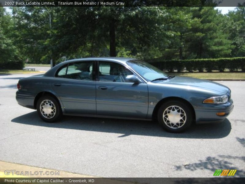 Titanium Blue Metallic / Medium Gray 2002 Buick LeSabre Limited