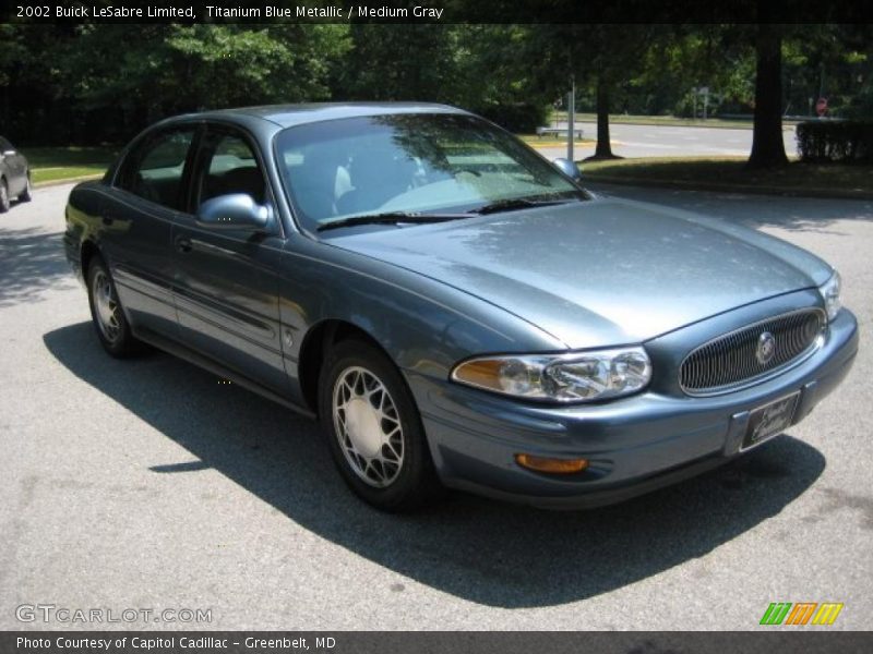 Titanium Blue Metallic / Medium Gray 2002 Buick LeSabre Limited
