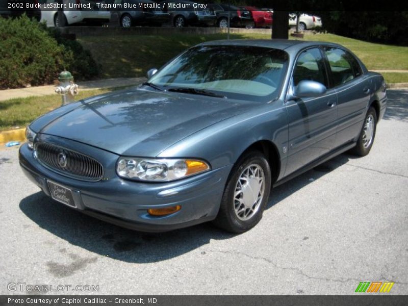Titanium Blue Metallic / Medium Gray 2002 Buick LeSabre Limited
