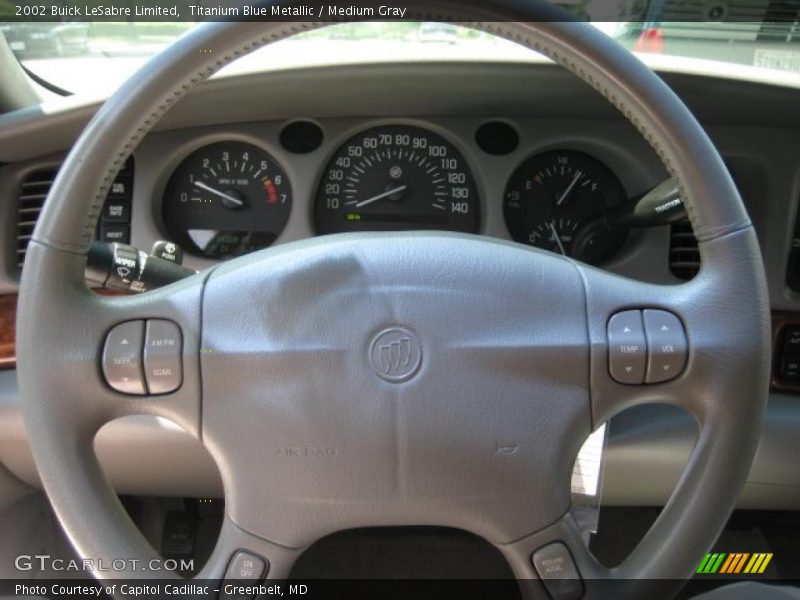 Titanium Blue Metallic / Medium Gray 2002 Buick LeSabre Limited