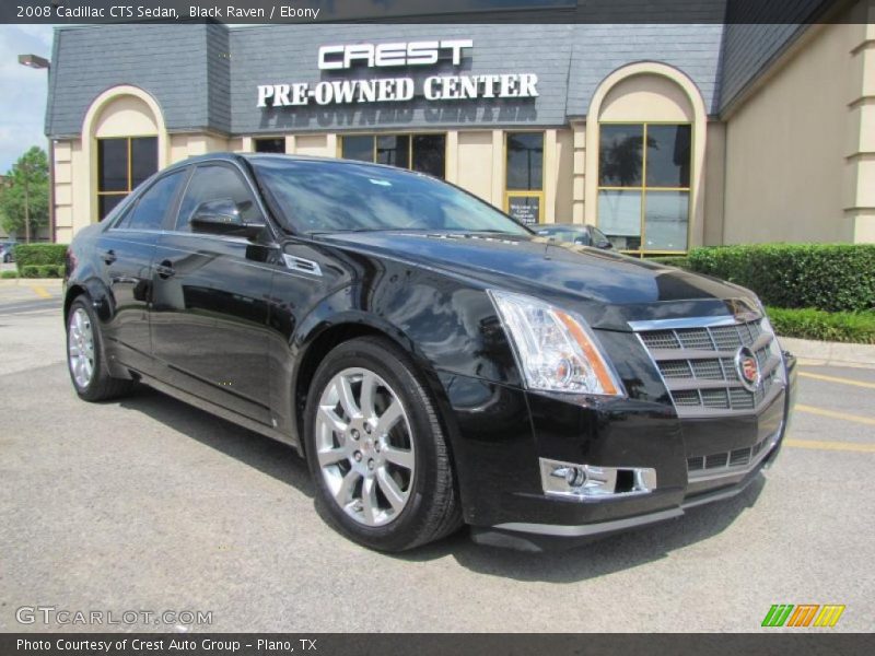 Black Raven / Ebony 2008 Cadillac CTS Sedan