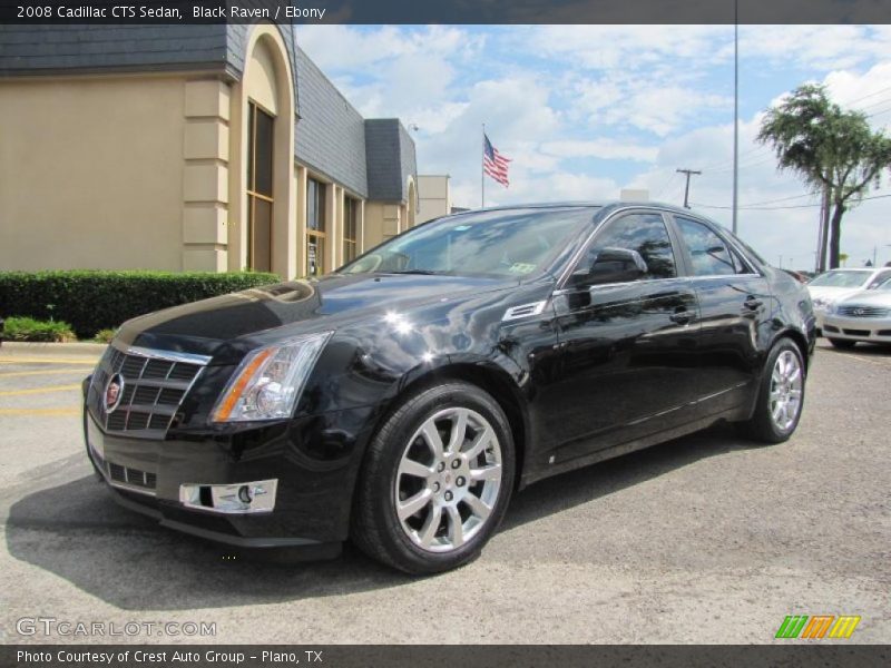 Black Raven / Ebony 2008 Cadillac CTS Sedan