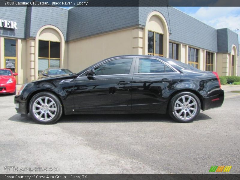 Black Raven / Ebony 2008 Cadillac CTS Sedan