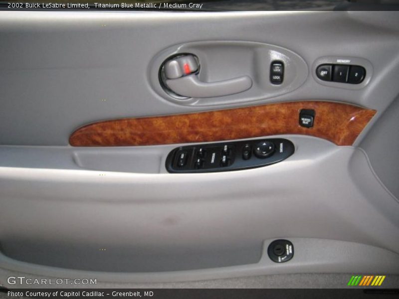 Titanium Blue Metallic / Medium Gray 2002 Buick LeSabre Limited