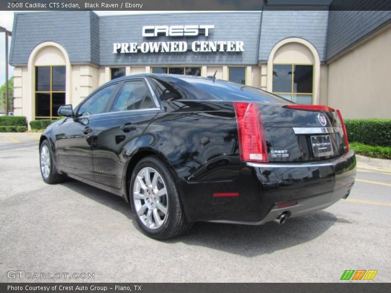 Black Raven / Ebony 2008 Cadillac CTS Sedan