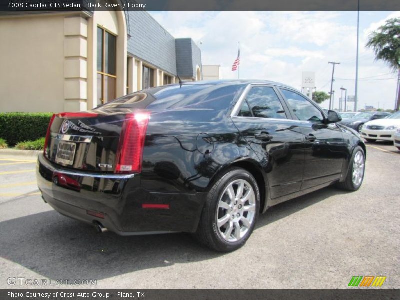 Black Raven / Ebony 2008 Cadillac CTS Sedan