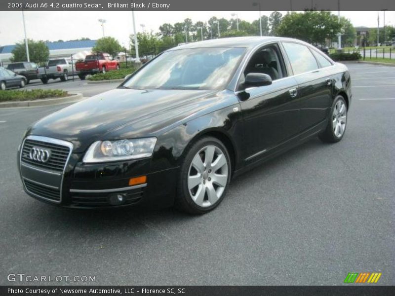 Brilliant Black / Ebony 2005 Audi A6 4.2 quattro Sedan