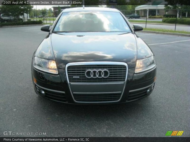 Brilliant Black / Ebony 2005 Audi A6 4.2 quattro Sedan