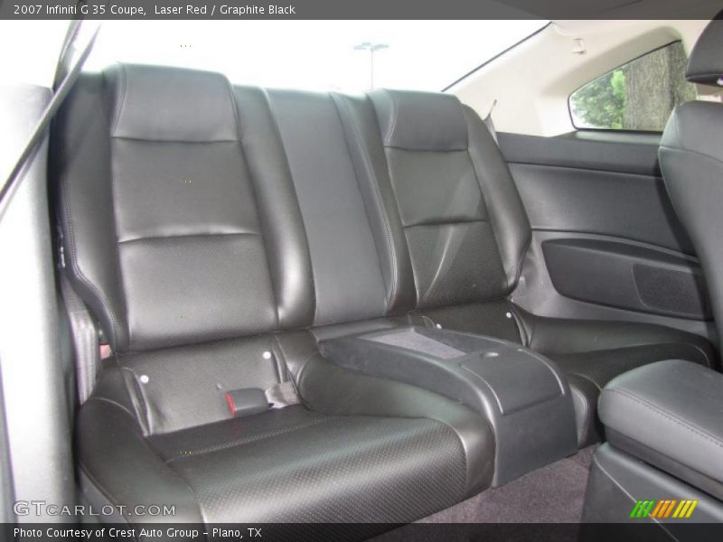 Laser Red / Graphite Black 2007 Infiniti G 35 Coupe
