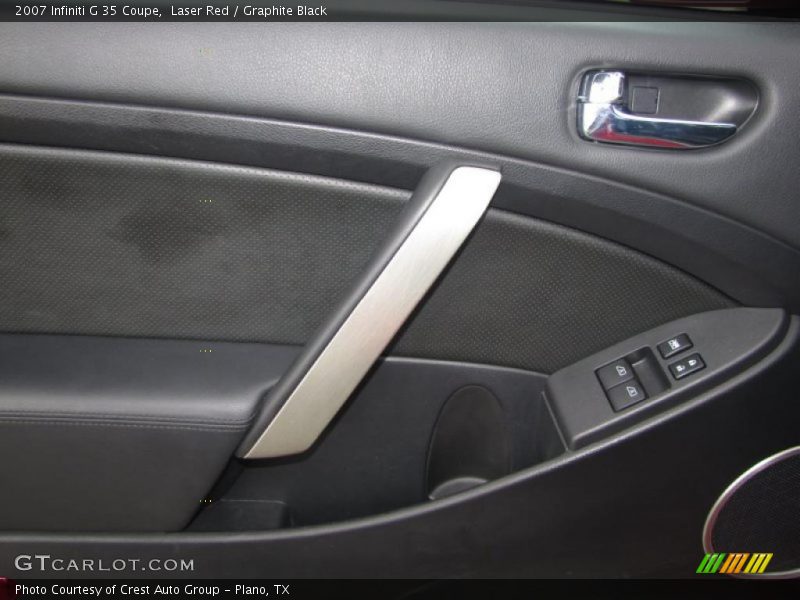 Laser Red / Graphite Black 2007 Infiniti G 35 Coupe