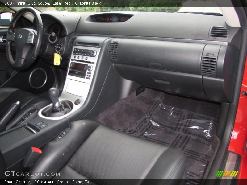 Laser Red / Graphite Black 2007 Infiniti G 35 Coupe