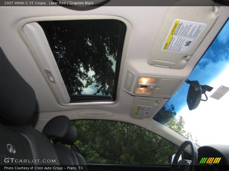 Laser Red / Graphite Black 2007 Infiniti G 35 Coupe